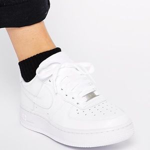Nike white Air Force 1’s ‘07 Sneakers